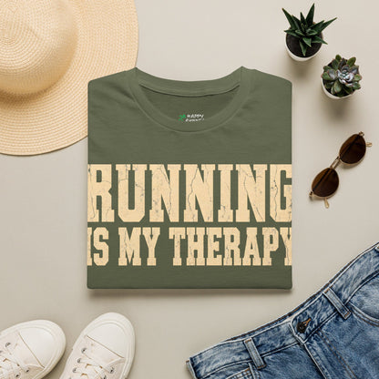 Running Is My Therapy T-Shirt