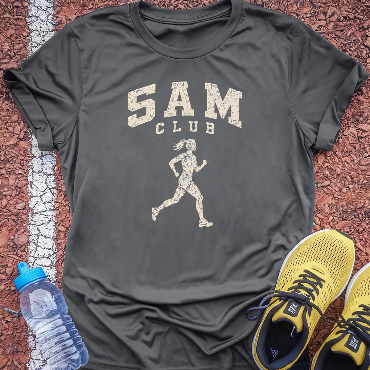 5AM Varsity T-Shirt - Charcoal