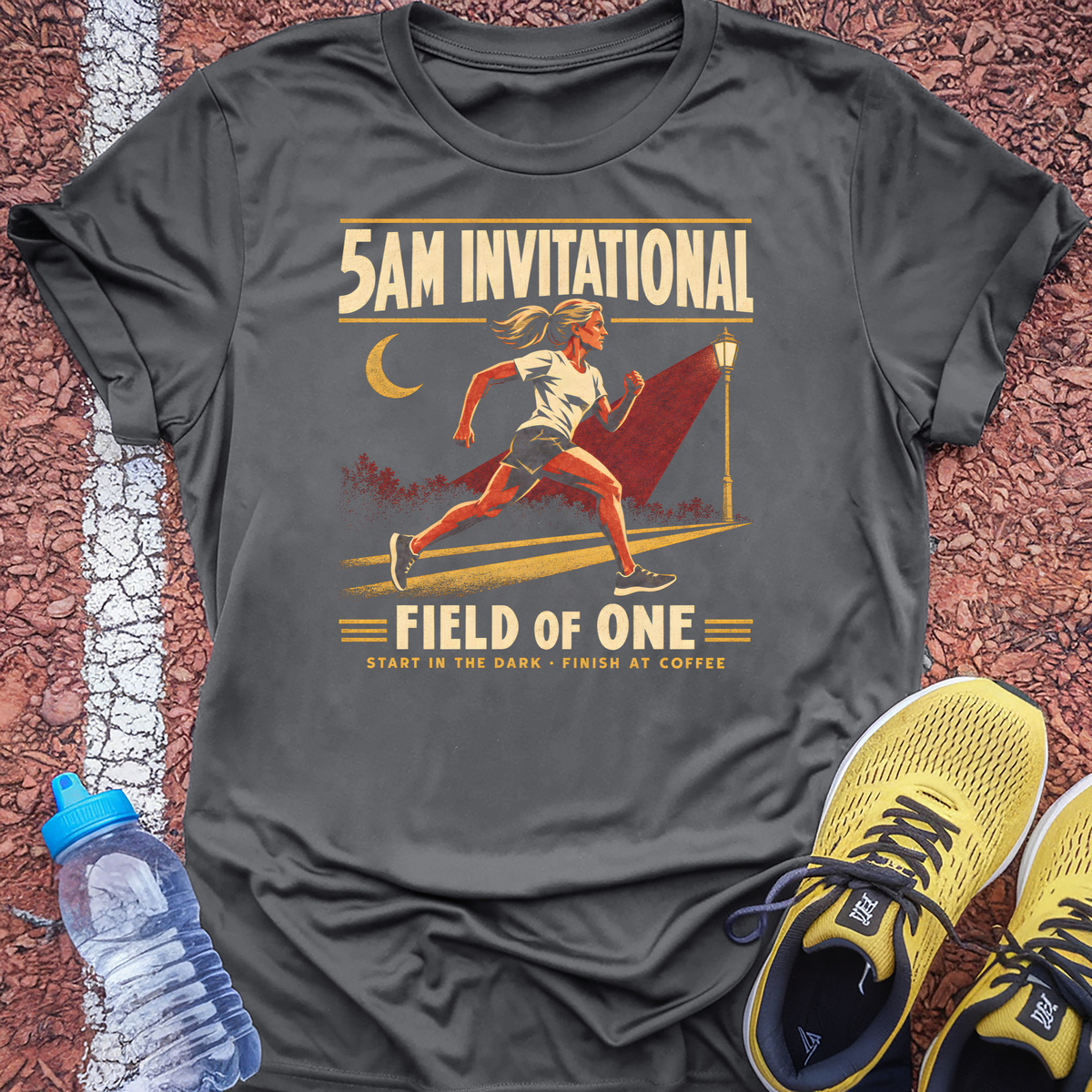 5AM Invitational Tech Tee - Grey Concrete