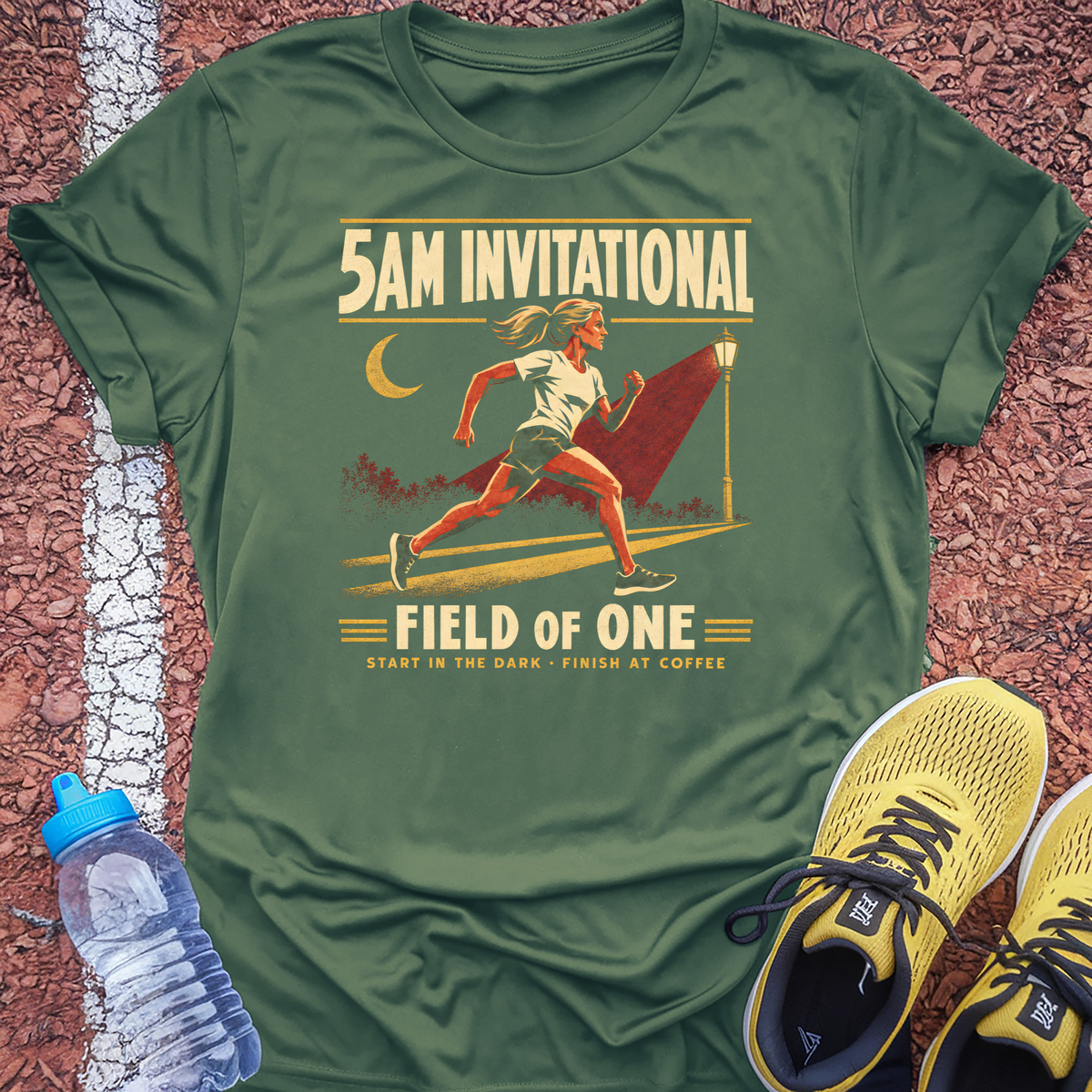 5AM Invitational Tech Tee - Forest Green