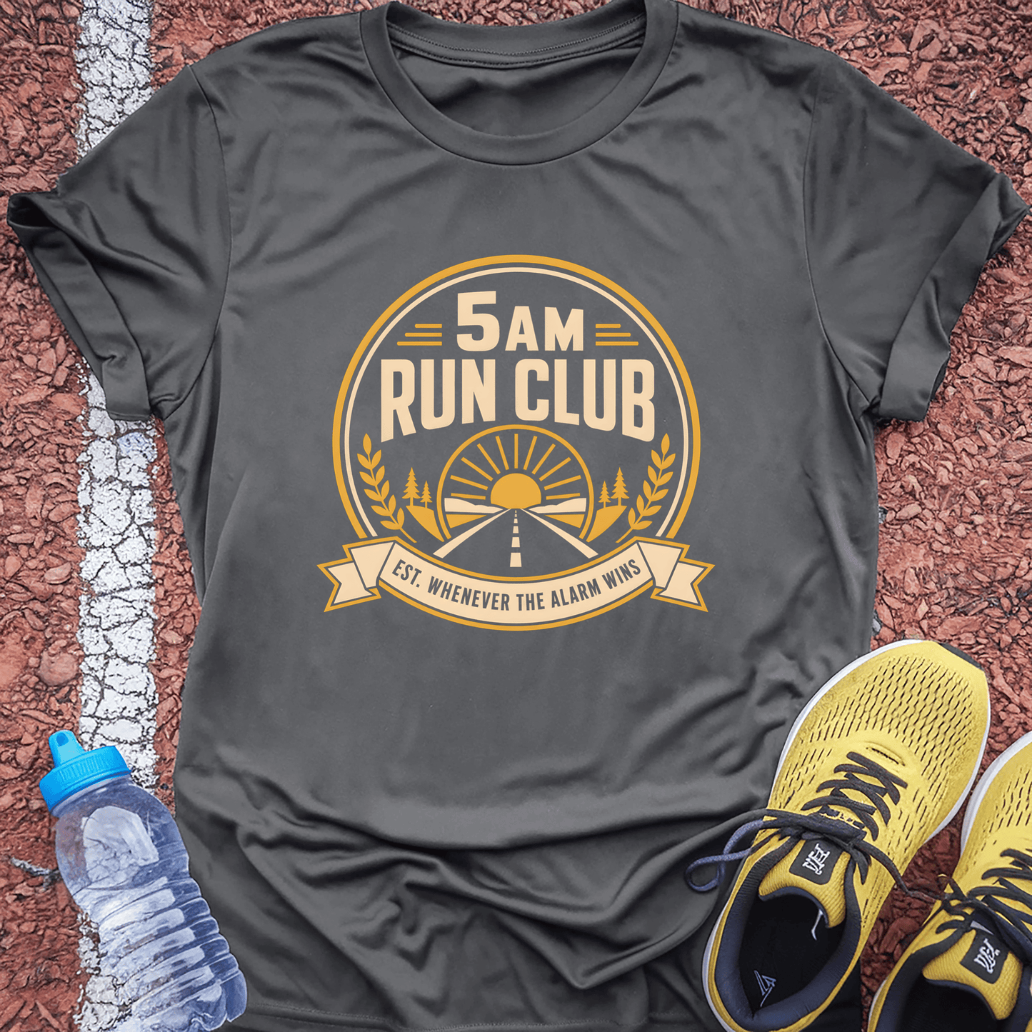 5AM Run Club T-Shirt - Charcoal