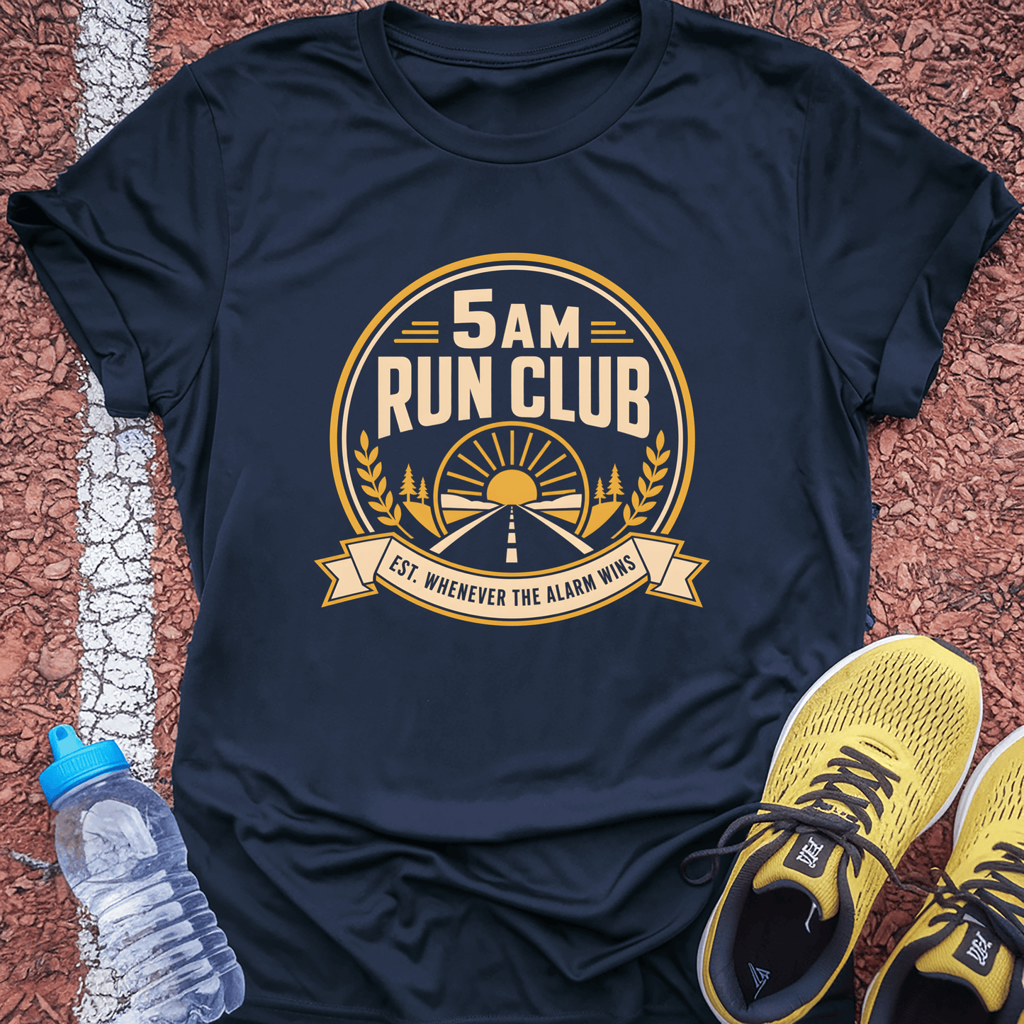 5AM Run Club T-Shirt - Navy