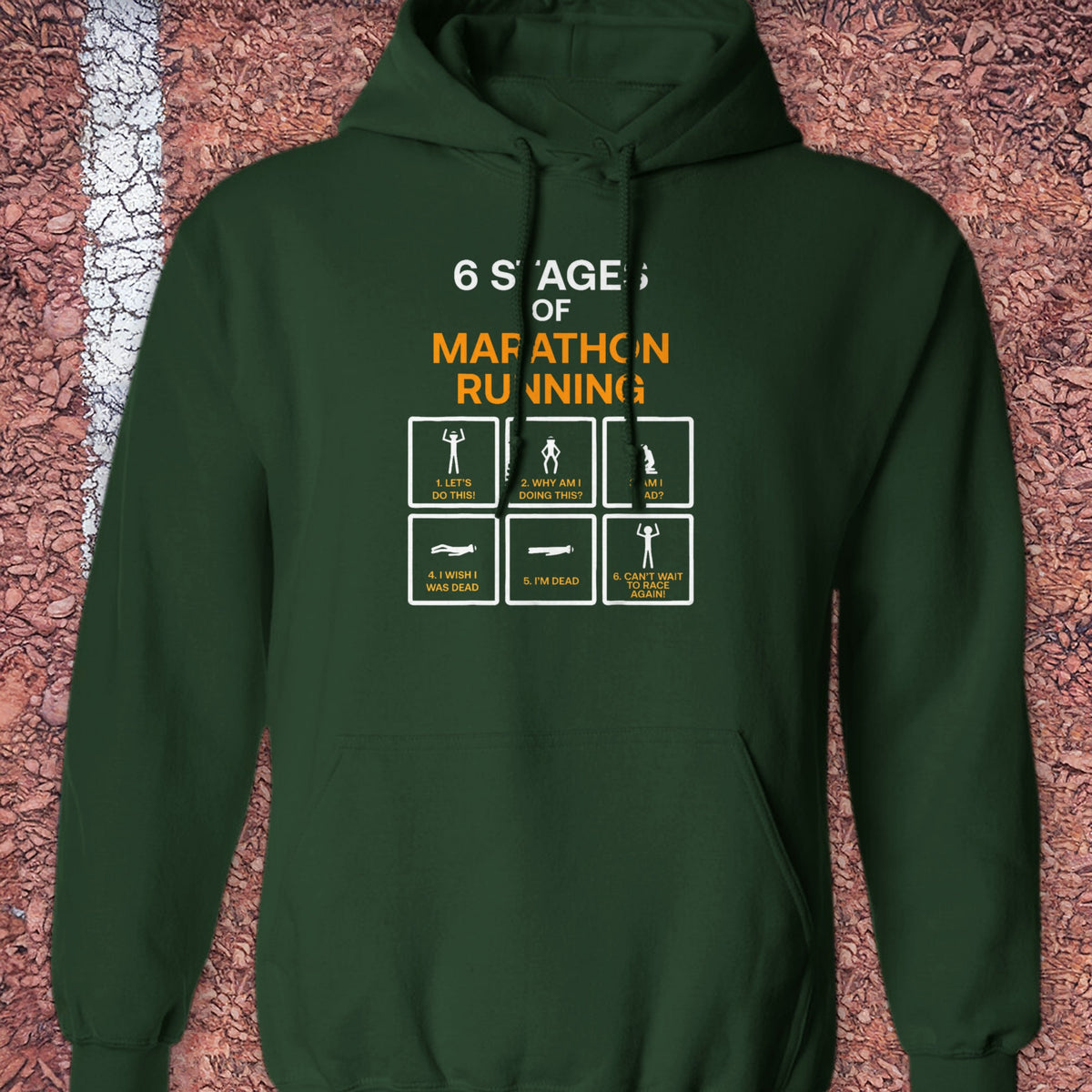 6 Stages Hoodie - Forest Green