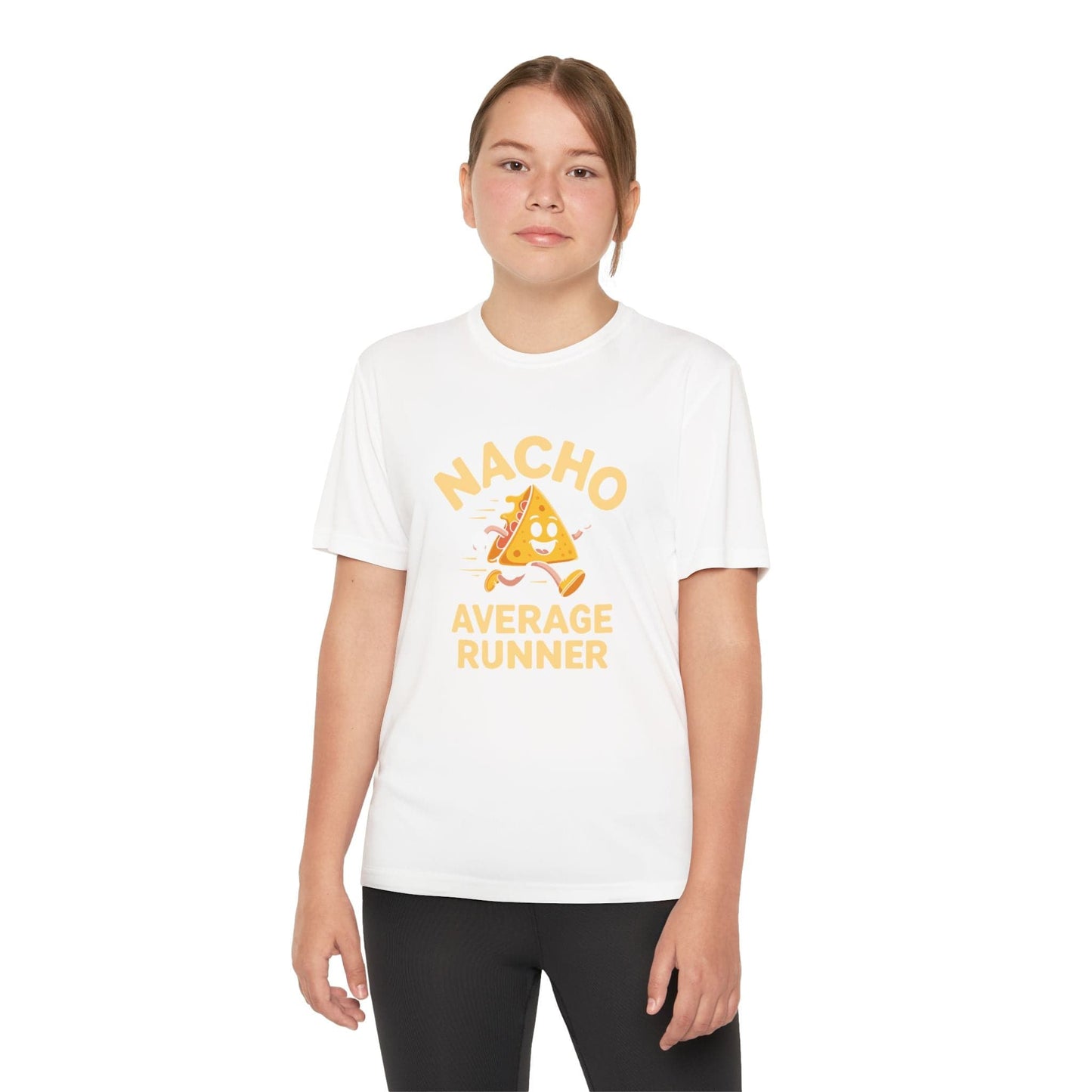 Nacho Average Runner Youth Tech Tee