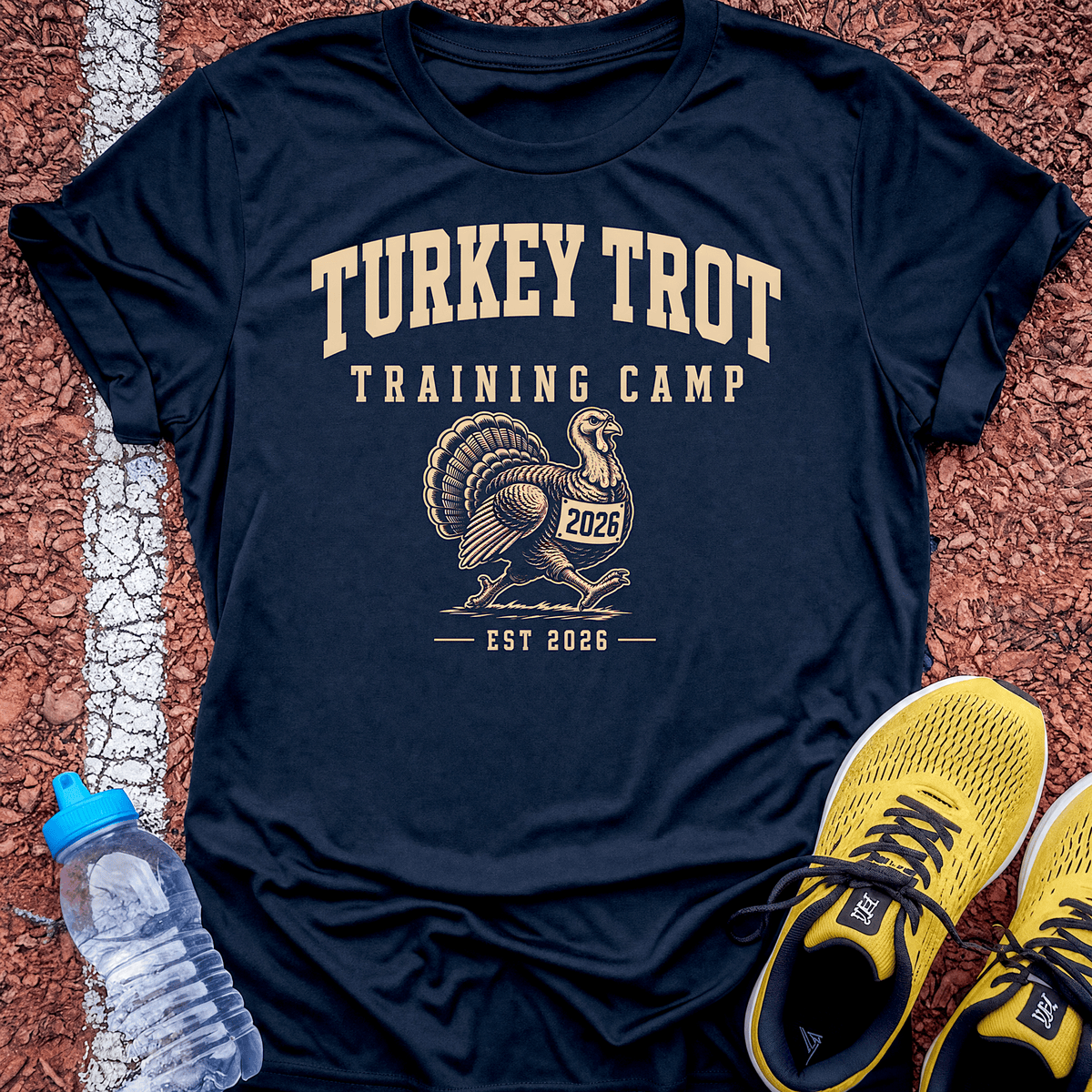Turkey Trot T-Shirt - Navy