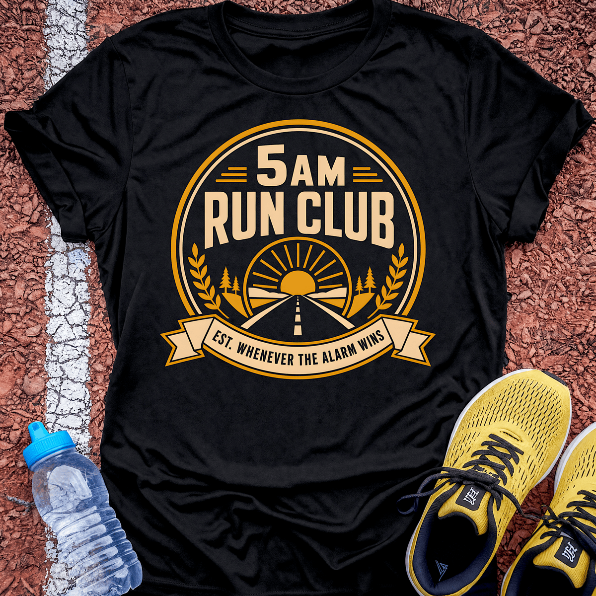 5AM Run Club T-Shirt - Black