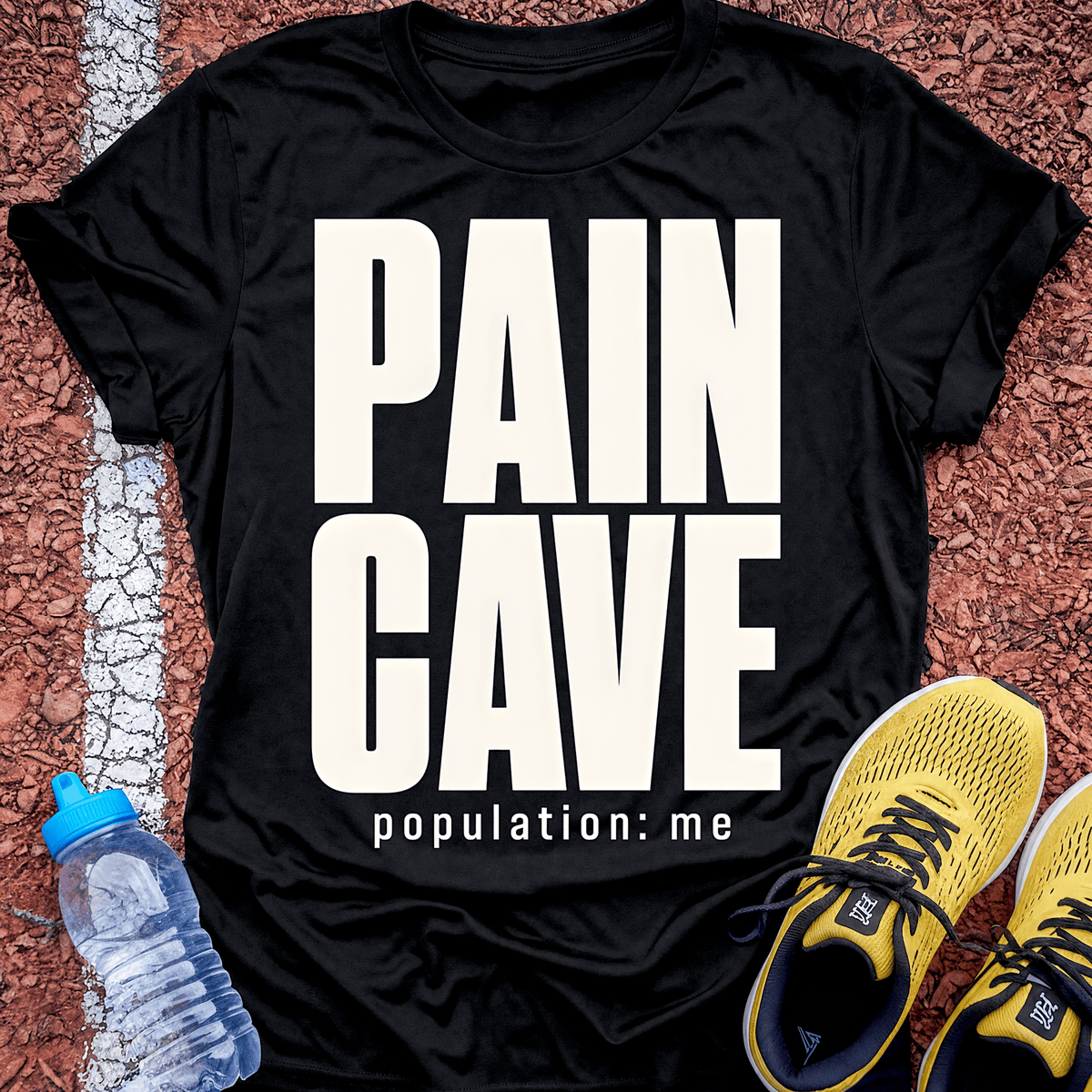 Pain Cave T-Shirt - Black