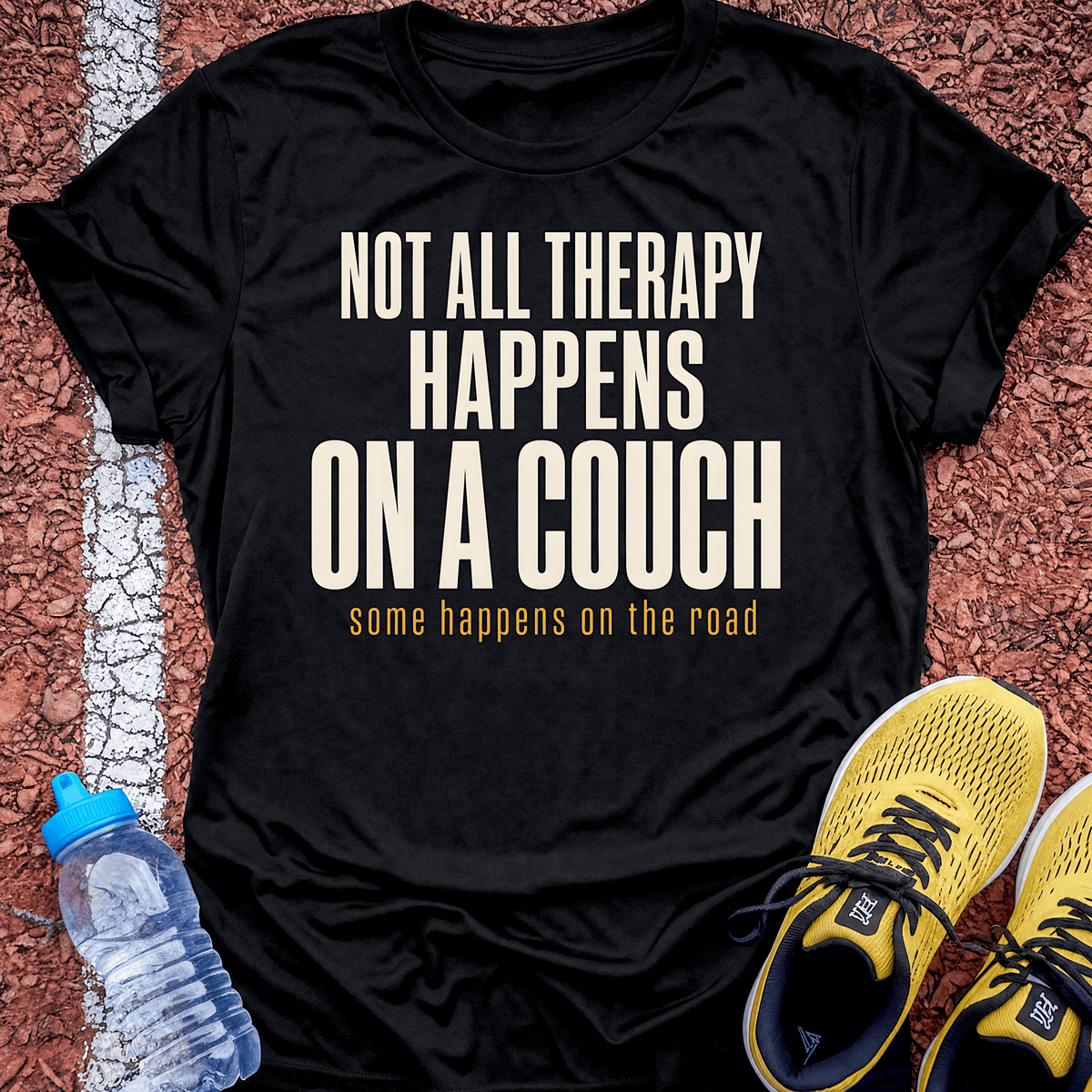 Road Therapy T-Shirt - Black