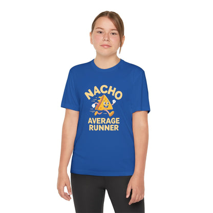 Nacho Average Runner Youth Tech Tee