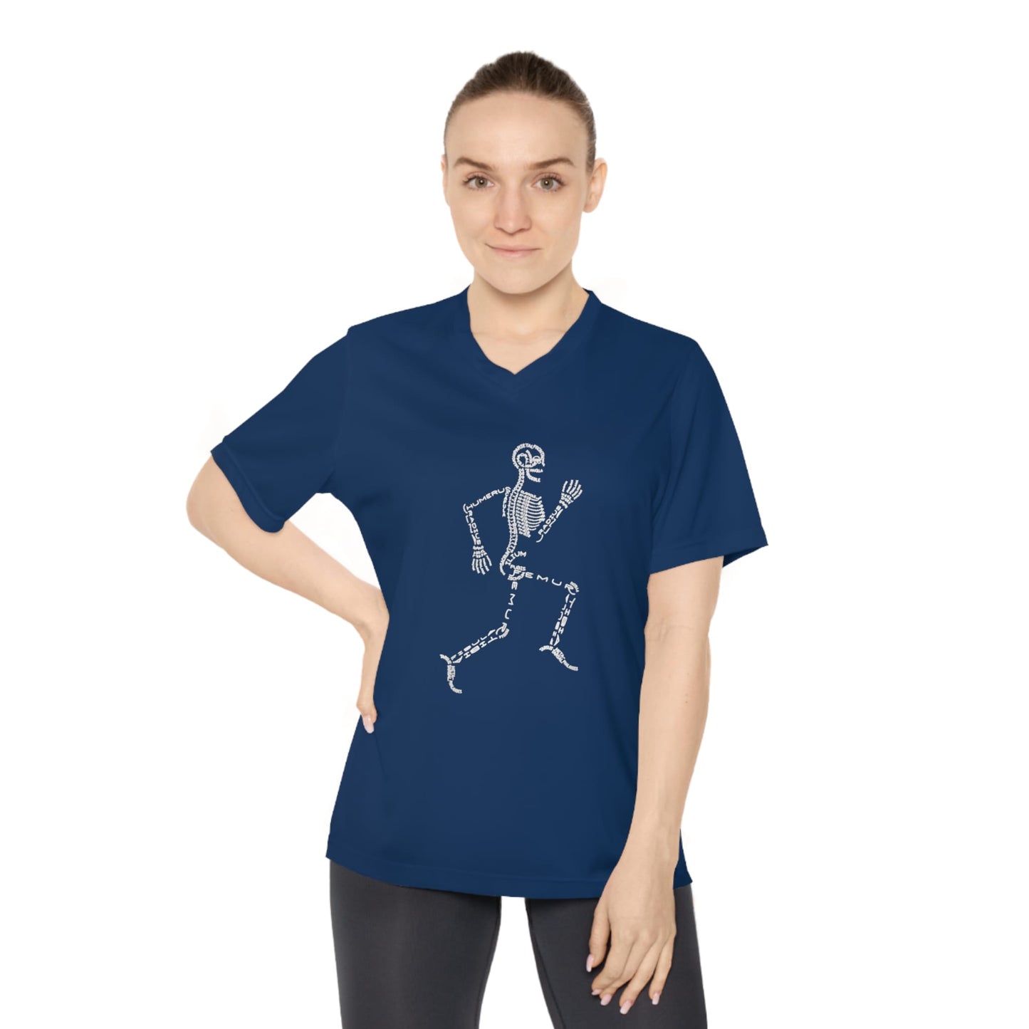 Bones Women's V-Neck Tech Tee