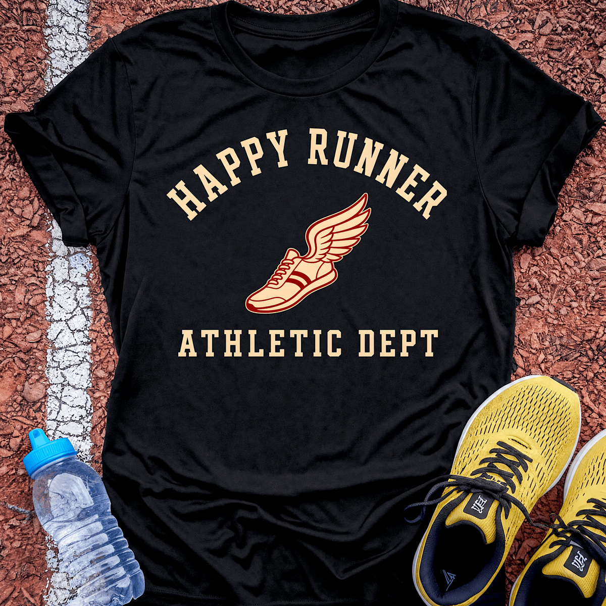 Happy Runner Athletic Dept - Black
