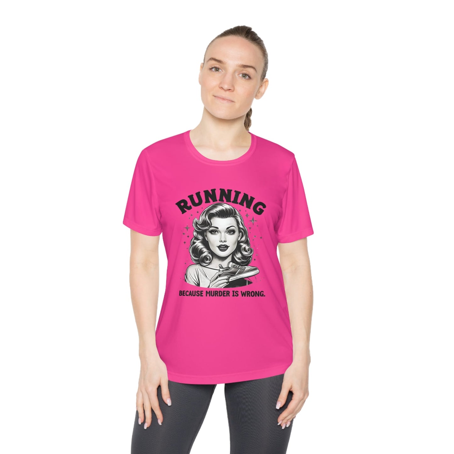 Murder is Wrong Women's Tech Tee