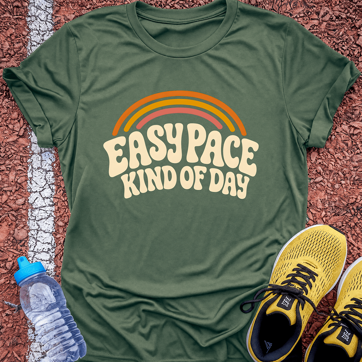 Easy Pace Day T-Shirt - Military Green
