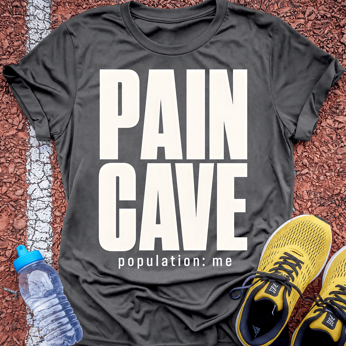 Pain Cave T-Shirt - Charcoal