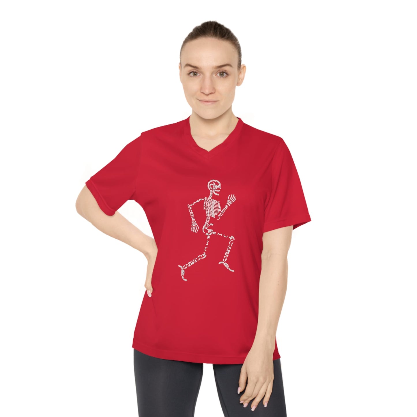 Bones Women's V-Neck Tech Tee