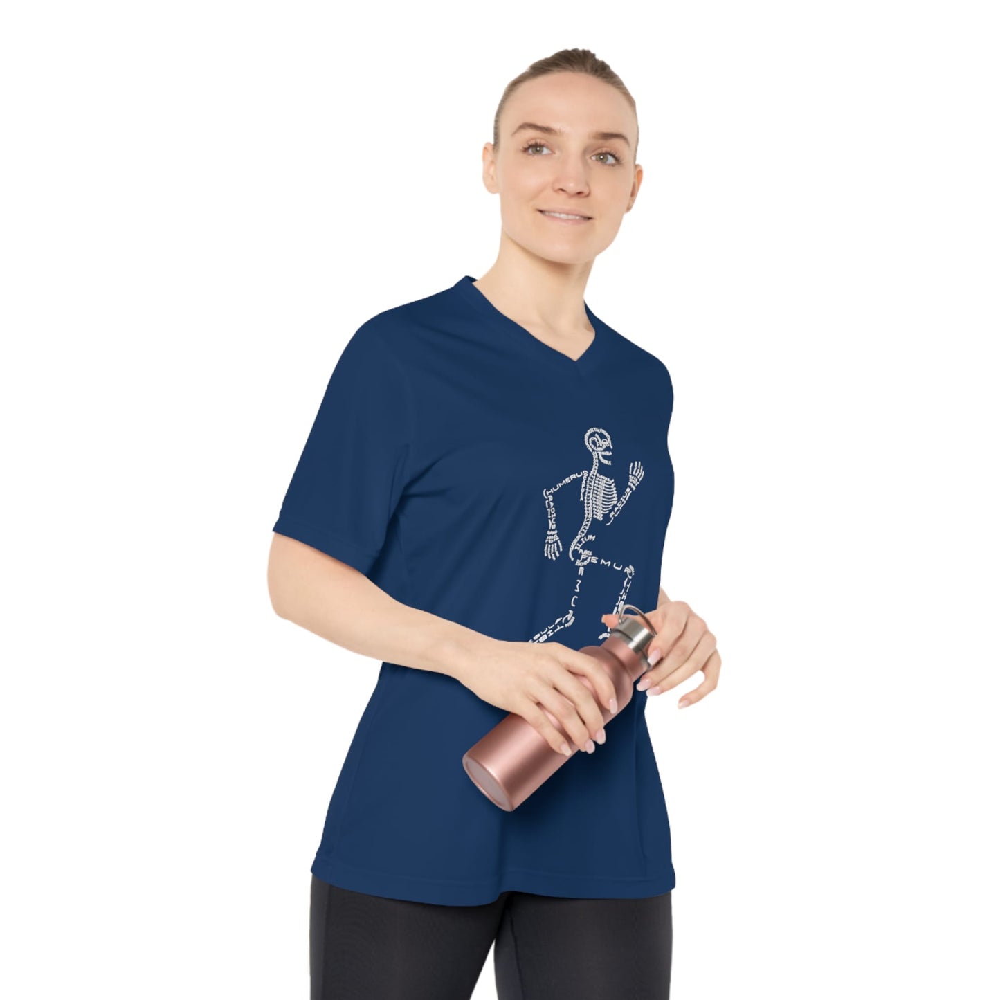 Bones Women's V-Neck Tech Tee