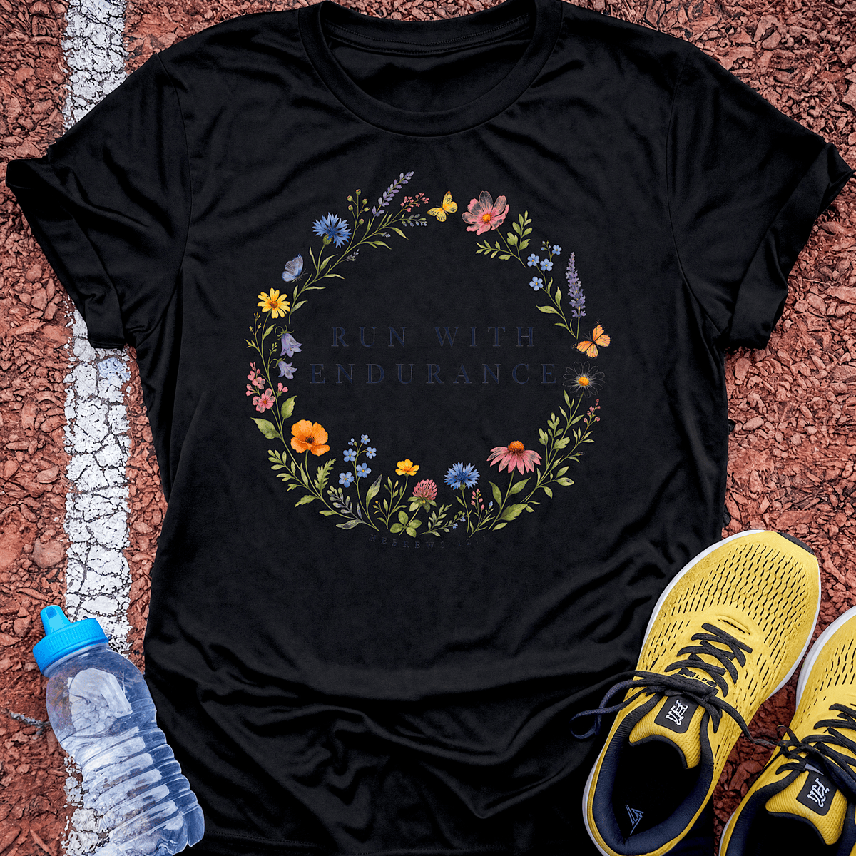 Run With Endurance T-Shirt - Black