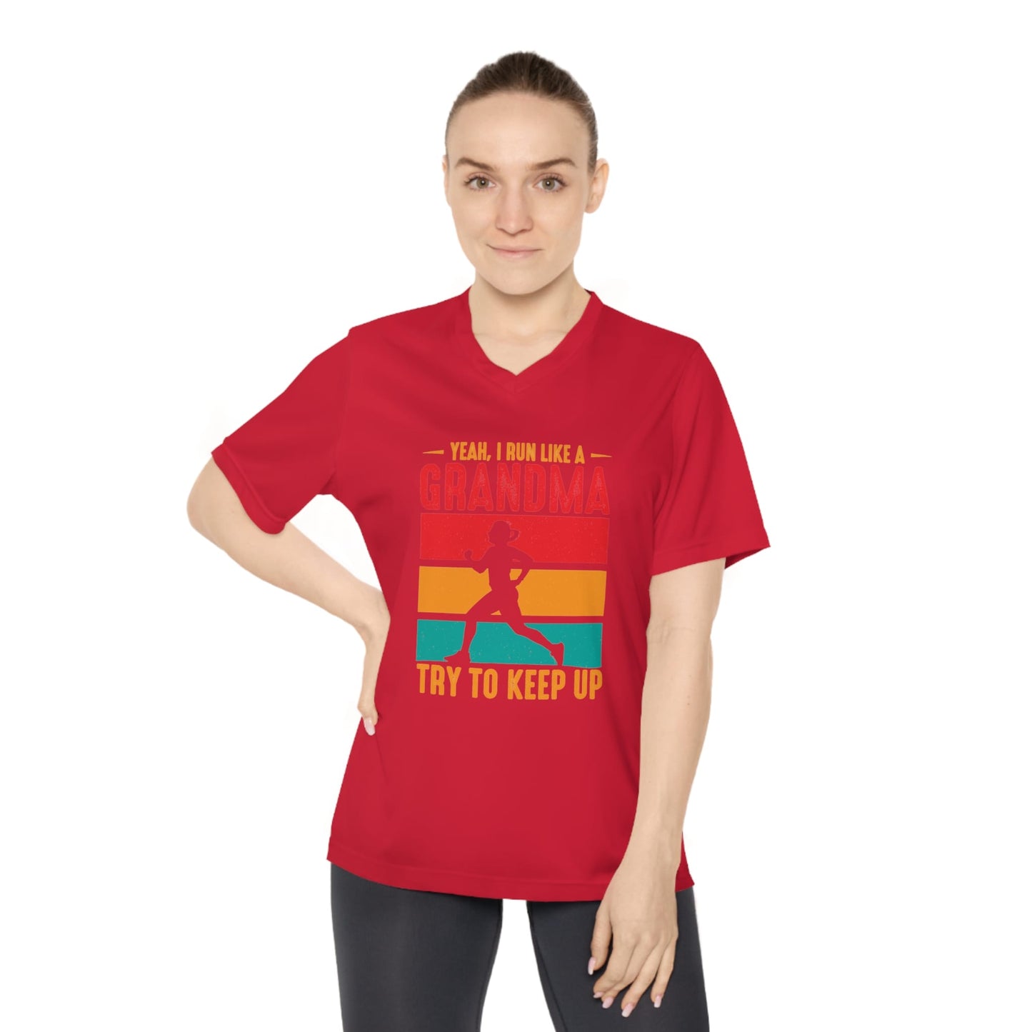 Grandma Women's V-Neck Tech Tee