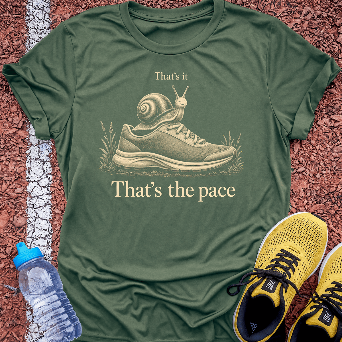 That's the Pace T-Shirt - Military Green