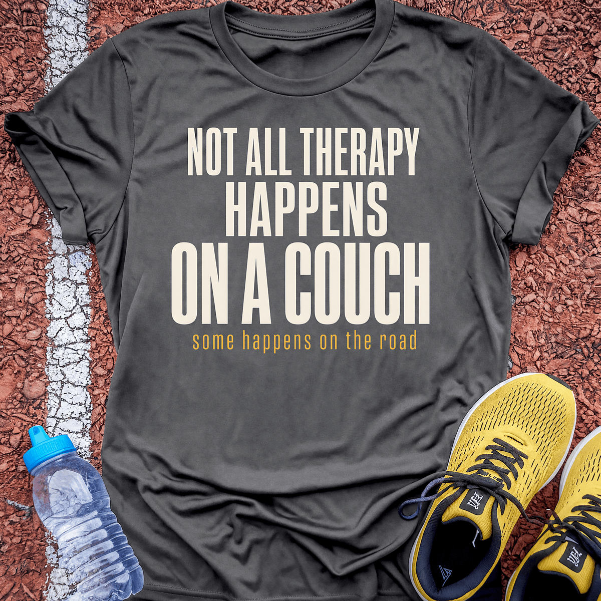 Road Therapy T-Shirt - Charcoal