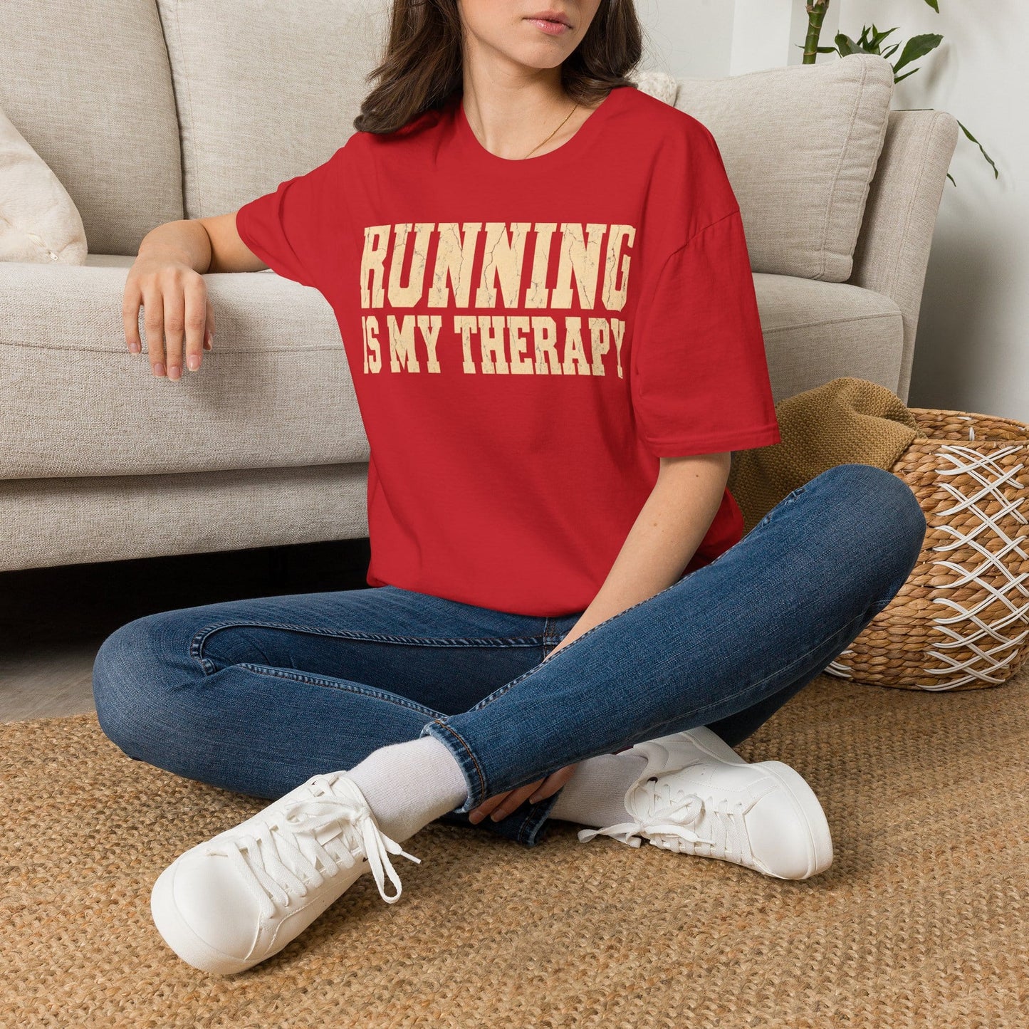 Running Is My Therapy T-Shirt