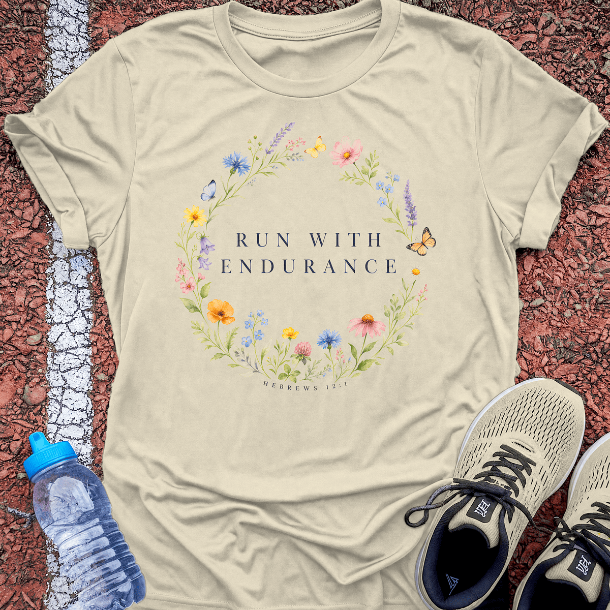 Run With Endurance T-Shirt - Natural