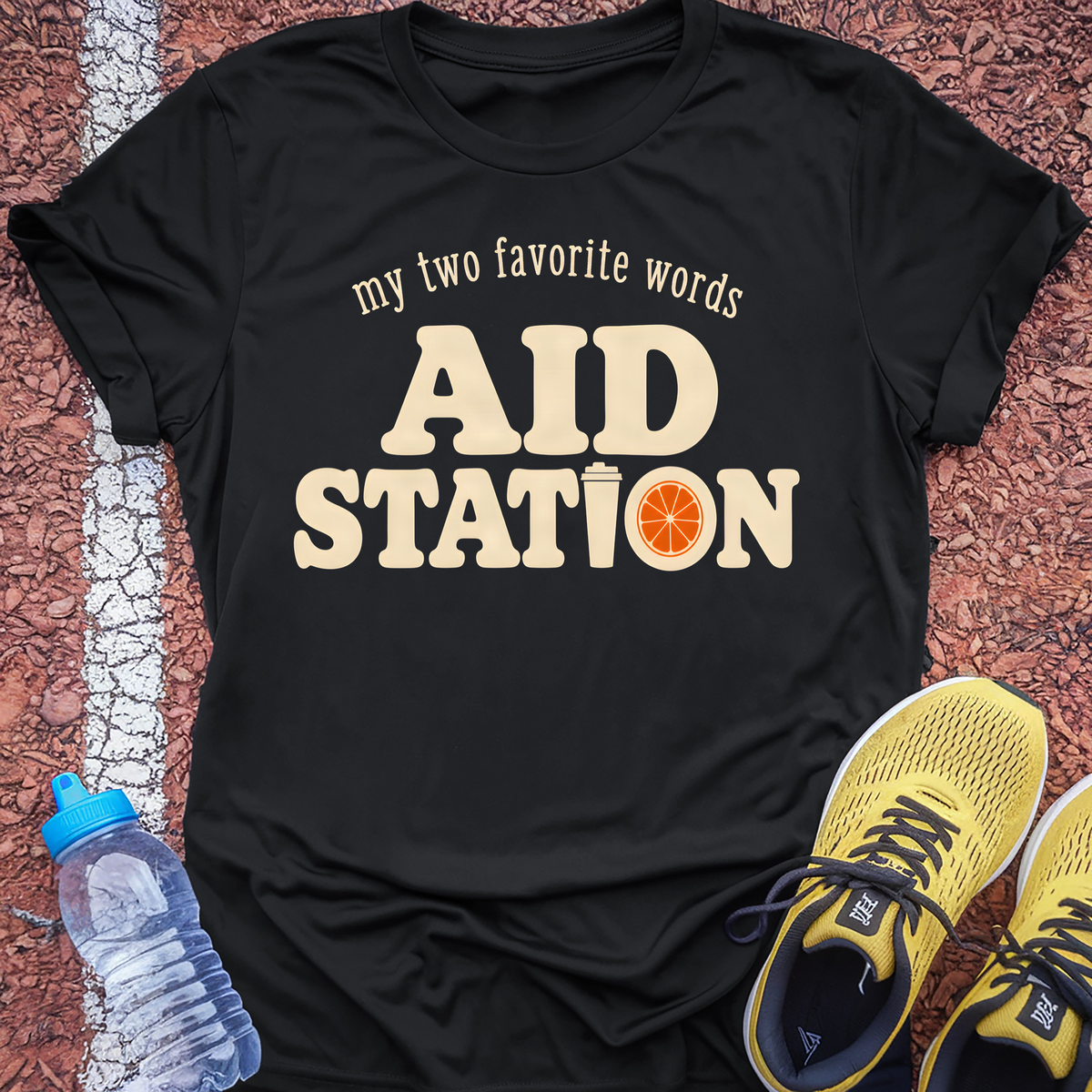 Aid Station T-Shirt - Black