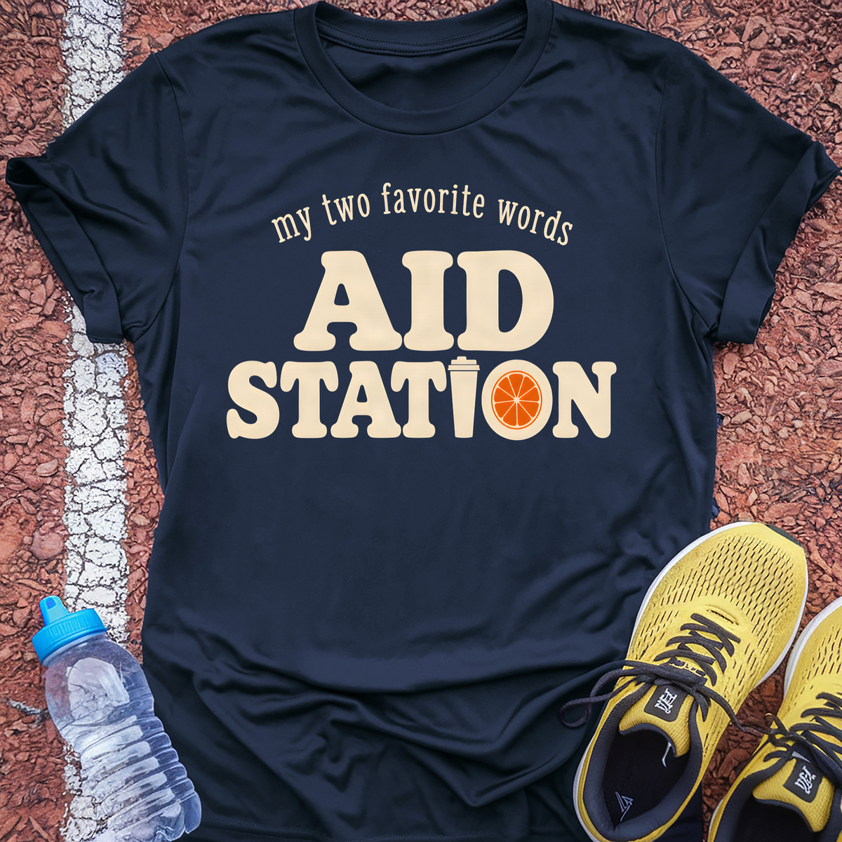 Aid Station T-Shirt - Navy