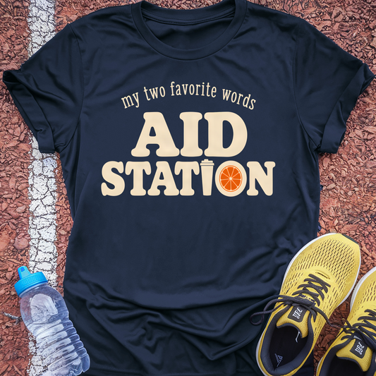 Aid Station T-Shirt - Navy