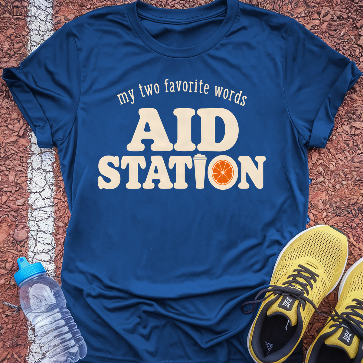 Aid Station T-Shirt - Royal