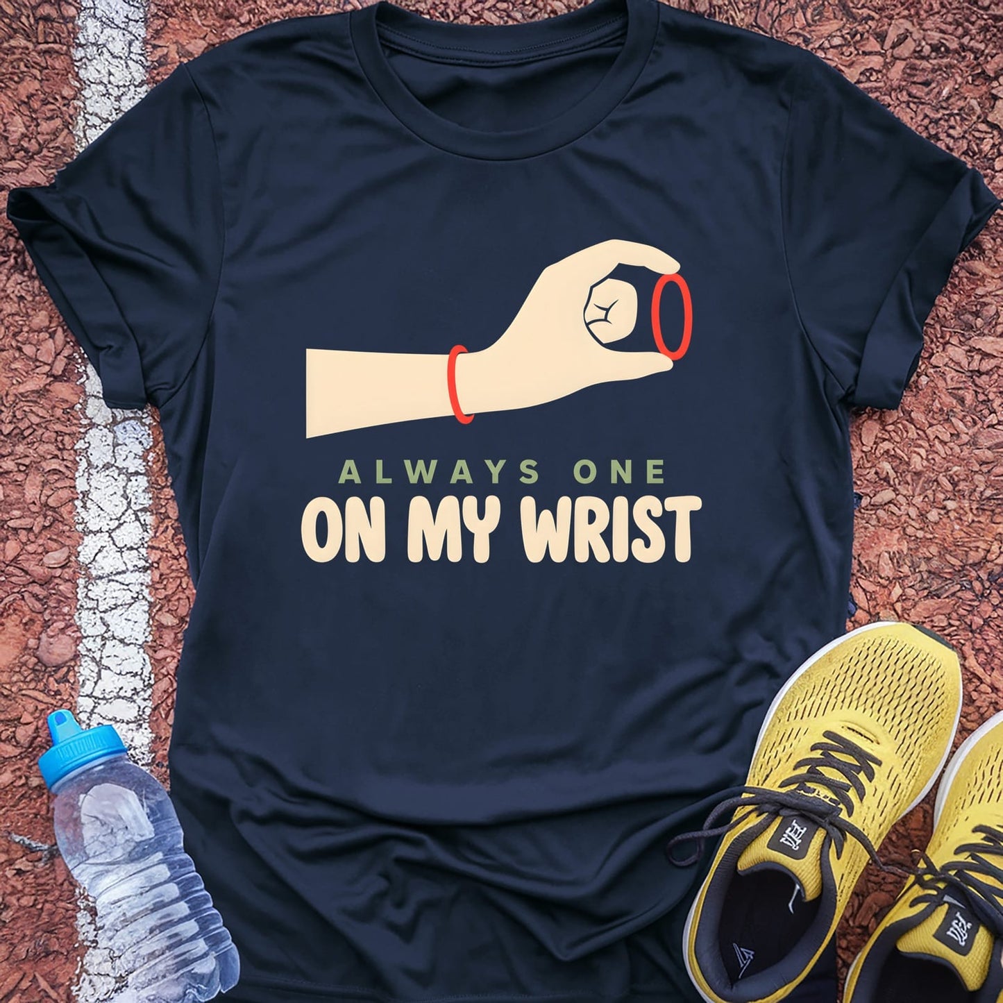 Always One on My Wrist t-shirt — Navy