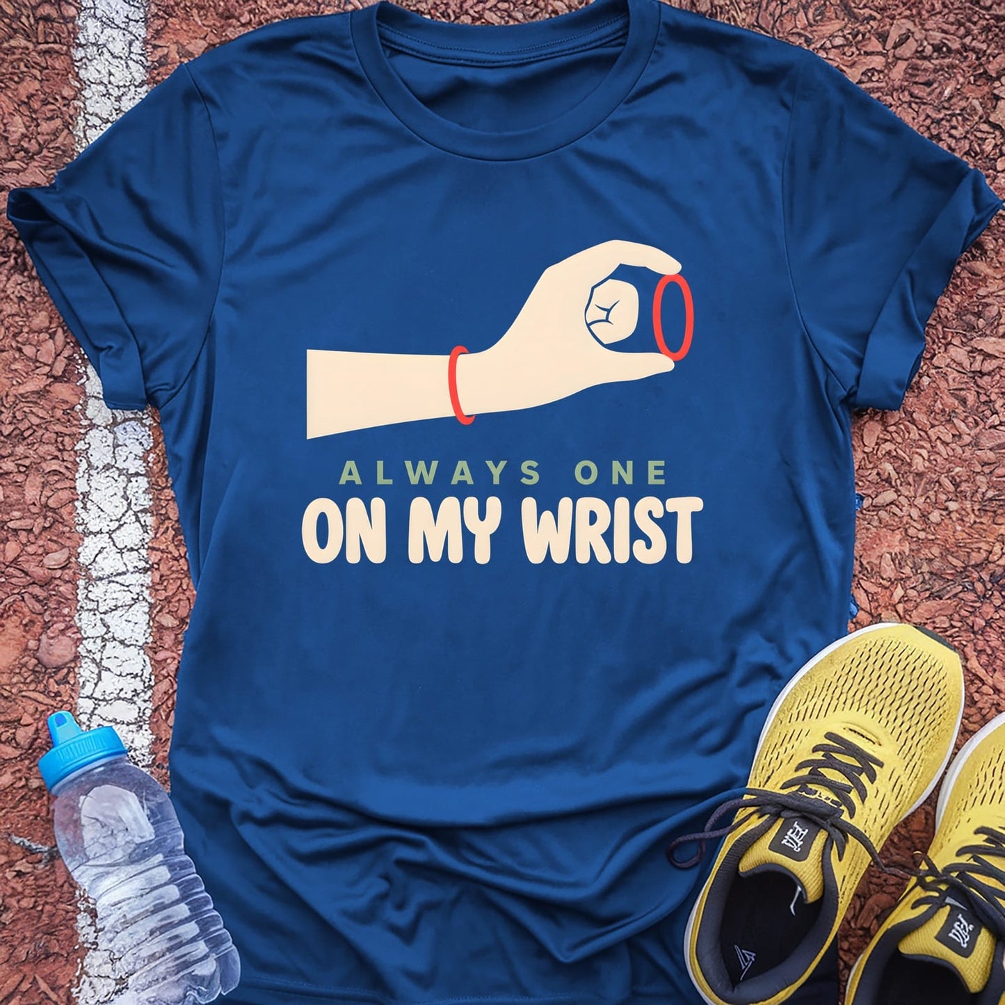 Always One on My Wrist t-shirt — Royal