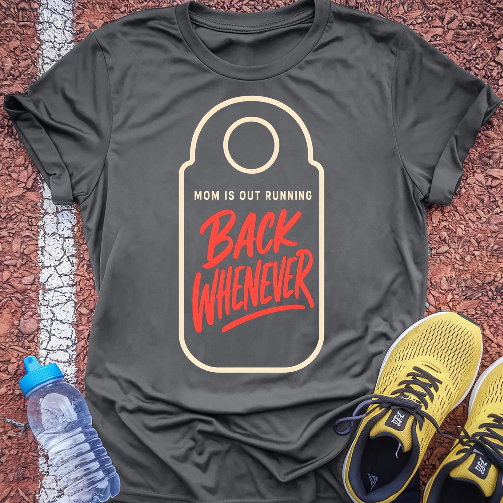 Back Whenever t-shirt — Charcoal