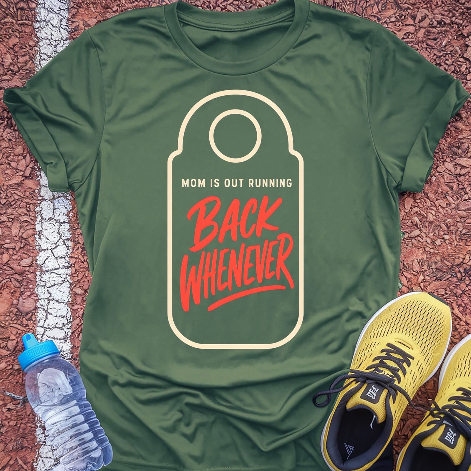 Back Whenever t-shirt — Military Green