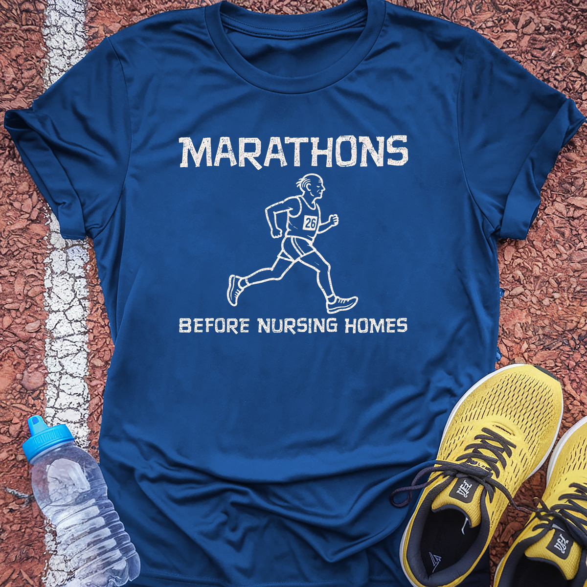 Before Nursing Homes T-Shirt - Royal