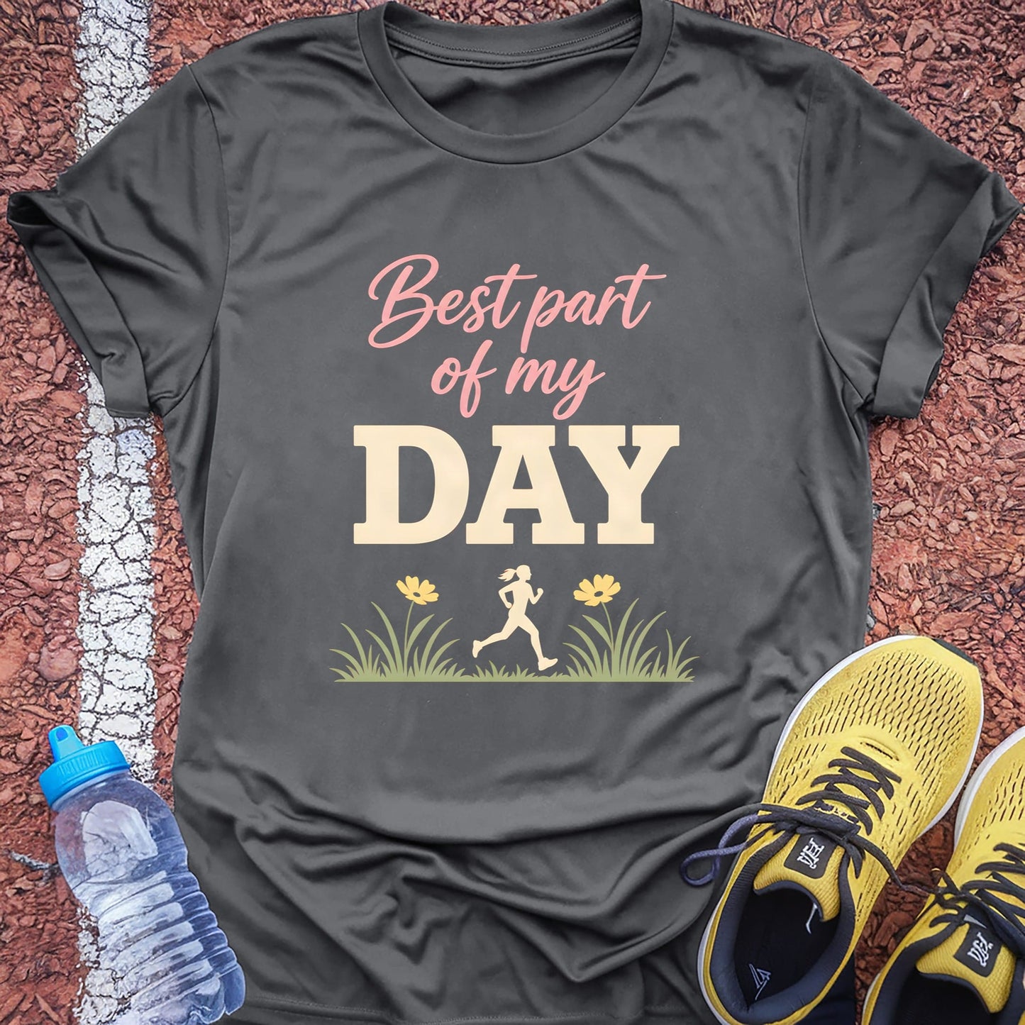 Best Part of My Day t-shirt — Charcoal