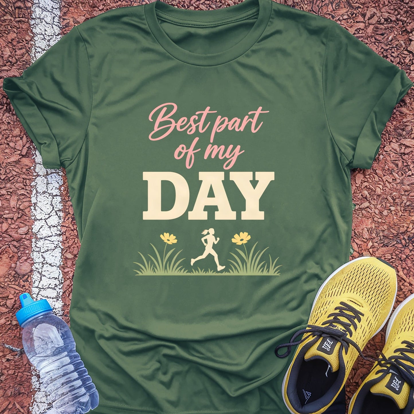 Best Part of My Day t-shirt — Military Green