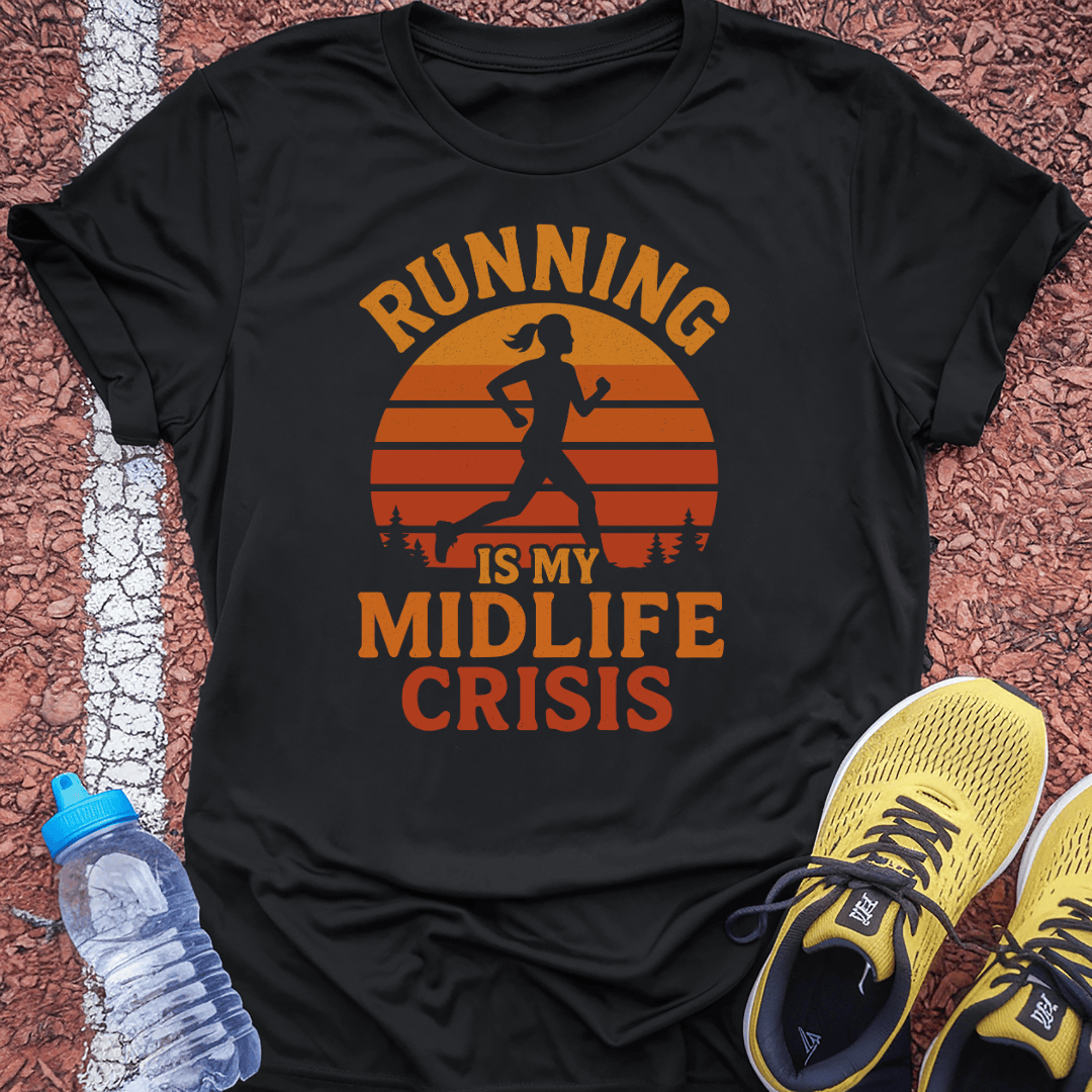 Midlife Crisis Tech Tee