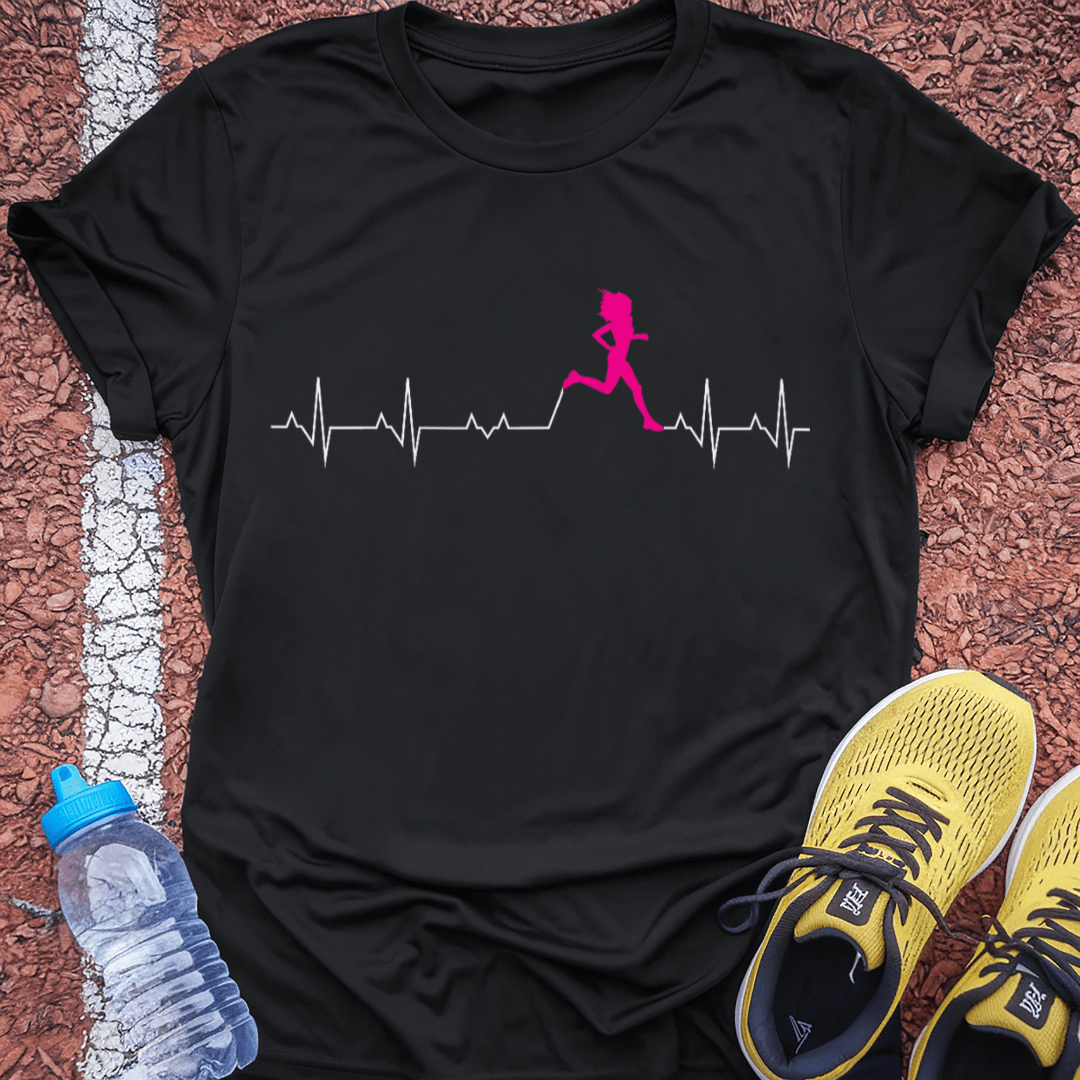 Pink Heart Tech Tee