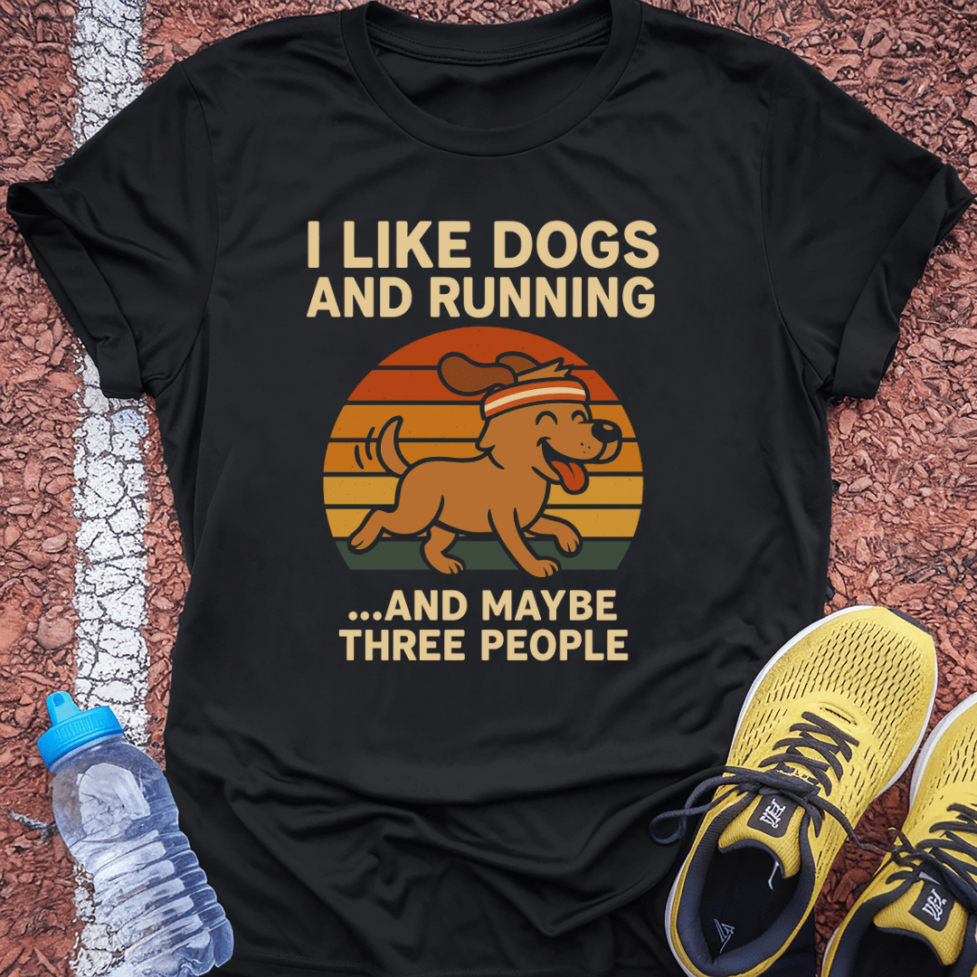 Dogs, Running & 3 People