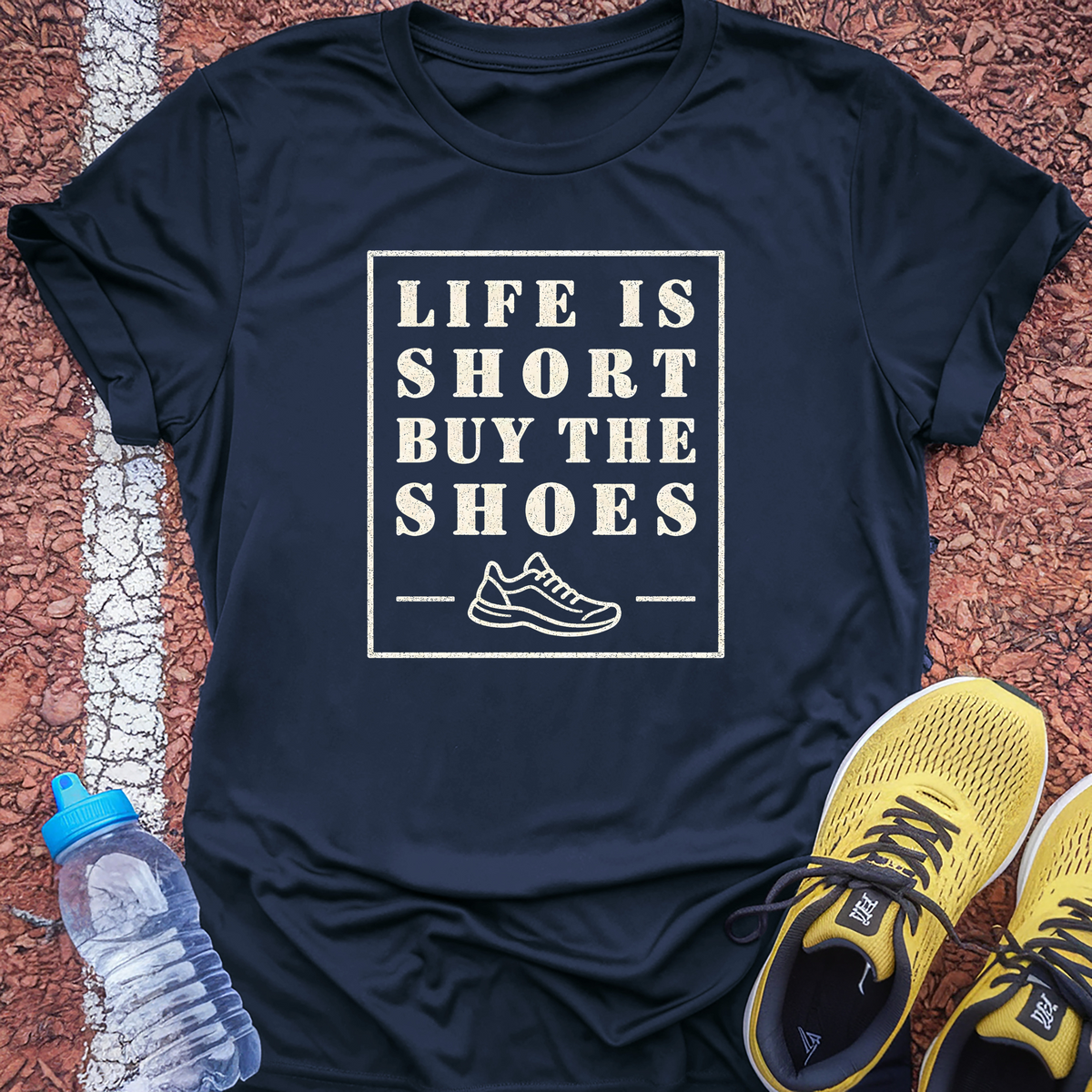 Buy the Shoes T-Shirt - Navy