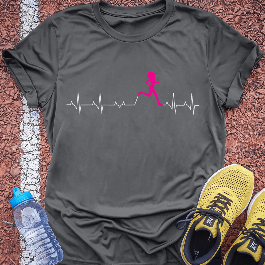 Pink Heart Tech Tee