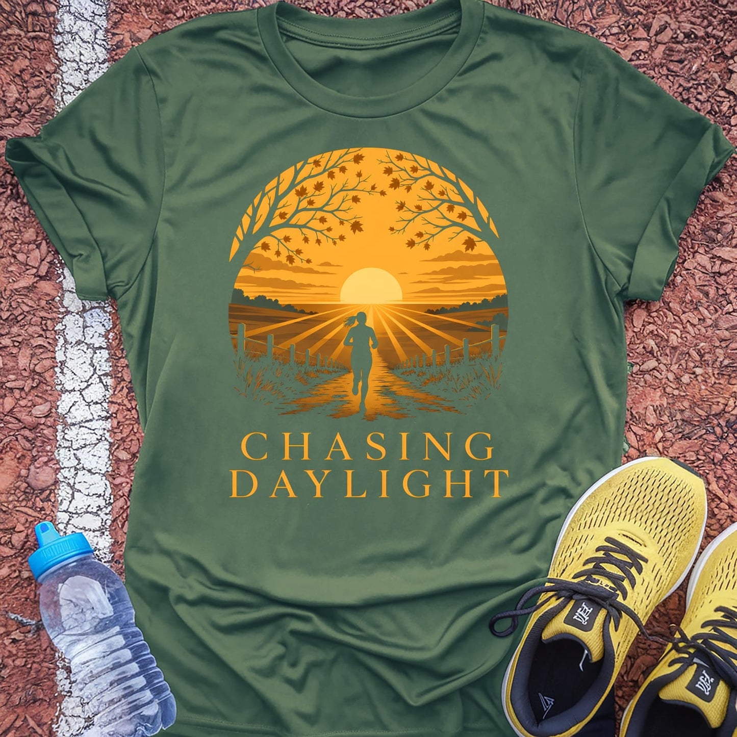 Chasing Daylight T-Shirt - Military Green
