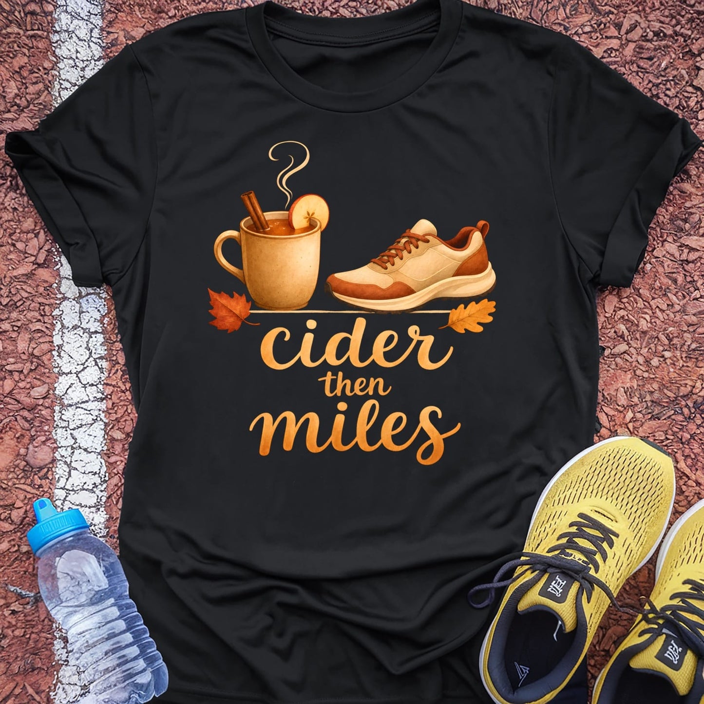 Cider Then Miles T-Shirt - Black