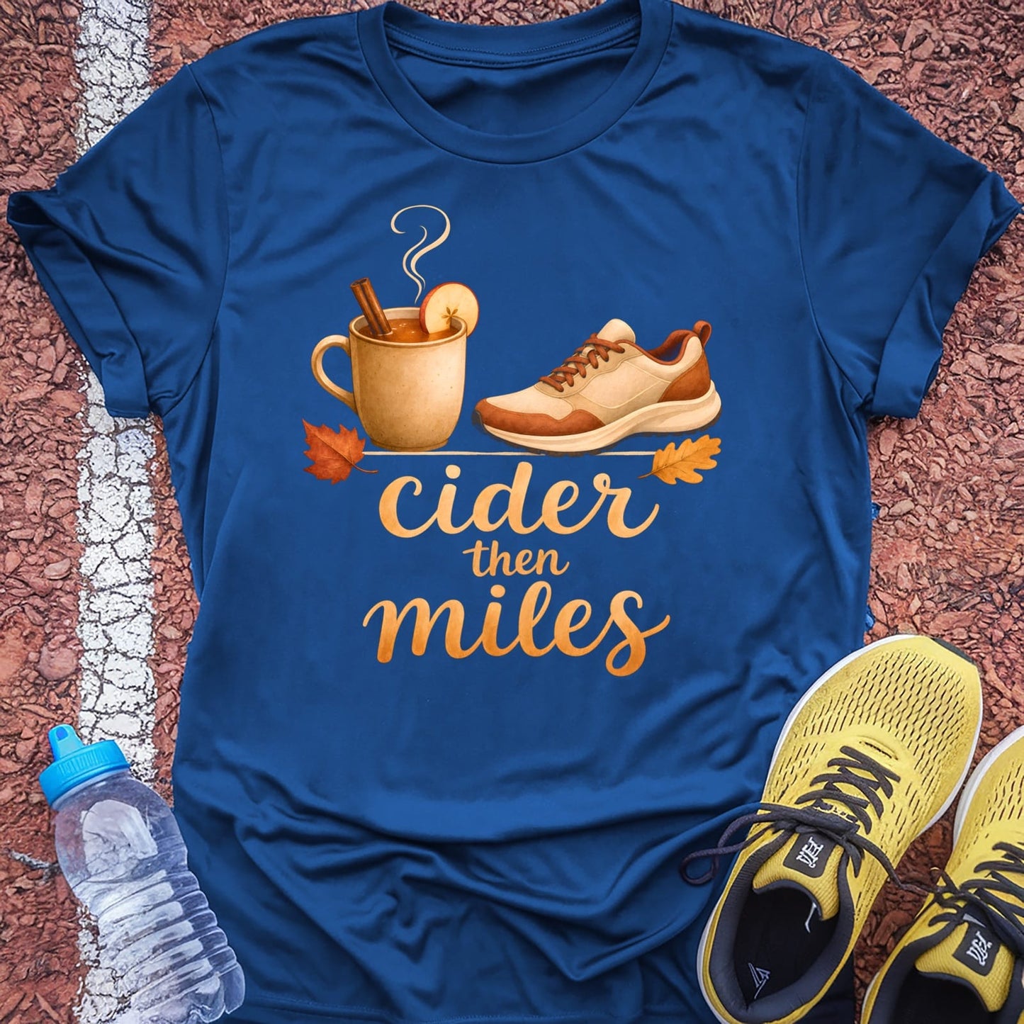 Cider Then Miles T-Shirt - Royal