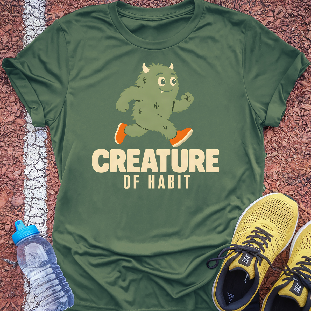 Creature of Habit T-Shirt - Military Green