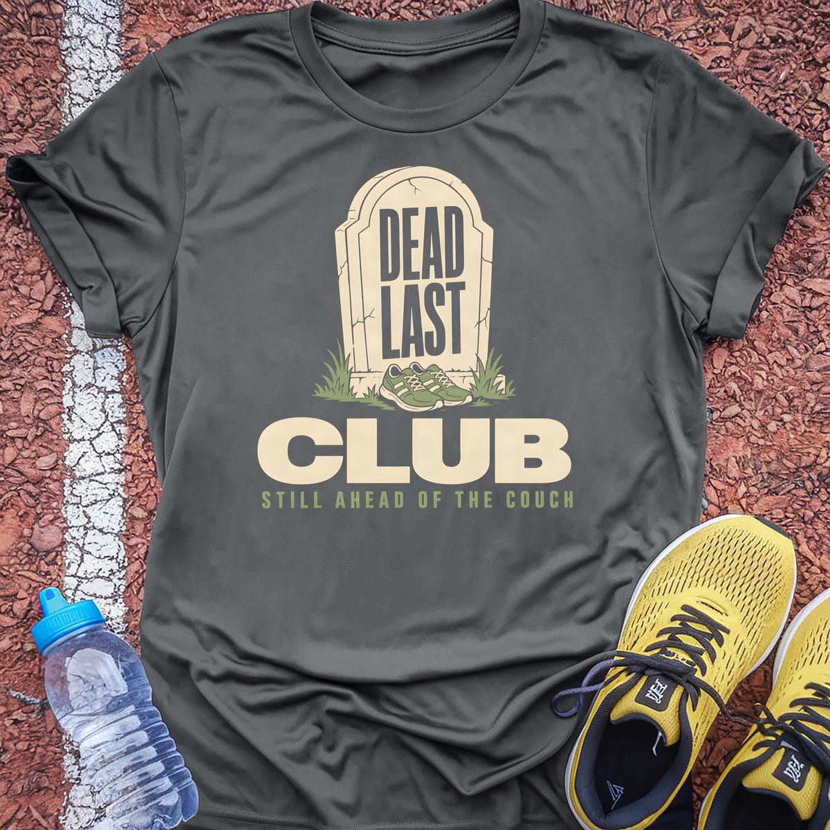 Dead Last Club T-Shirt - Charcoal