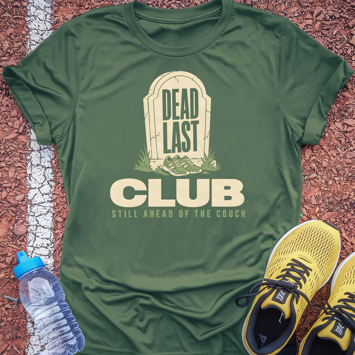 Dead Last Club T-Shirt - Military Green
