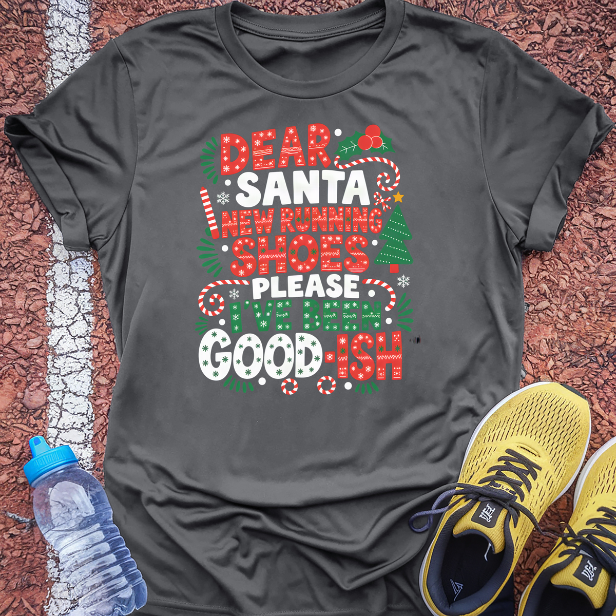 Dear Santa T-Shirt - Charcoal