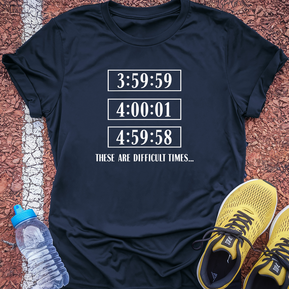 Difficult Times T-Shirt - Navy